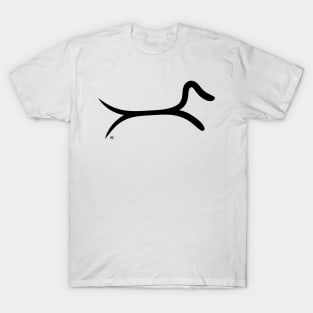 Minimalist Dachshund T-Shirt